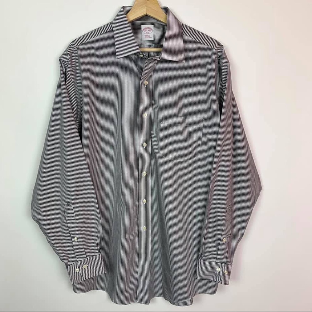 Brooks Brothers 346 Reg Fit Premium Dress Shirt
